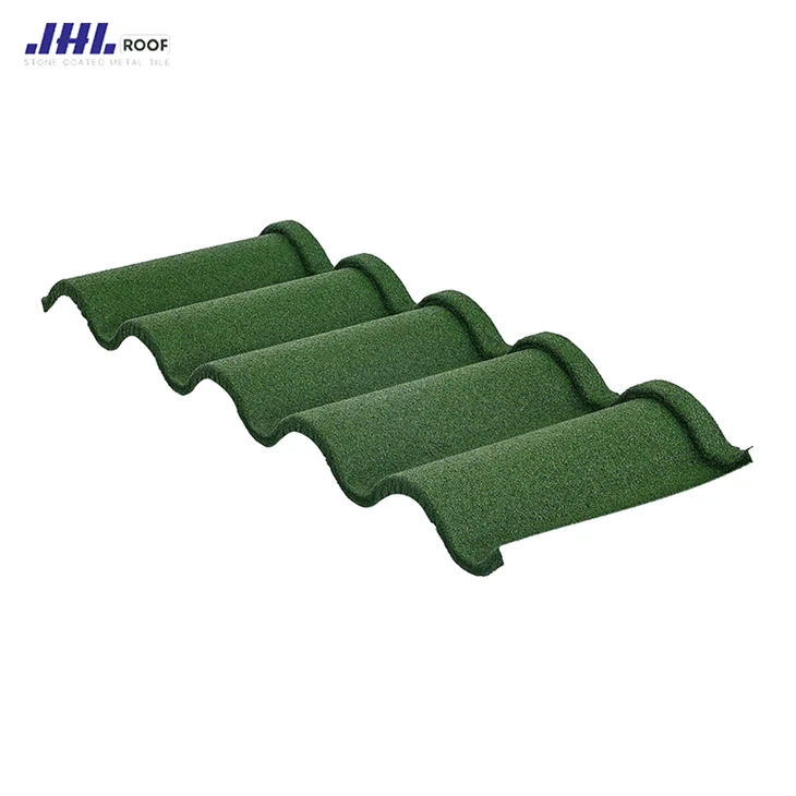0.45mm Building Material Roof Tile Classic Stone Metal Red Coated Roof Tile With 2.3-3.2kg Per Piece
